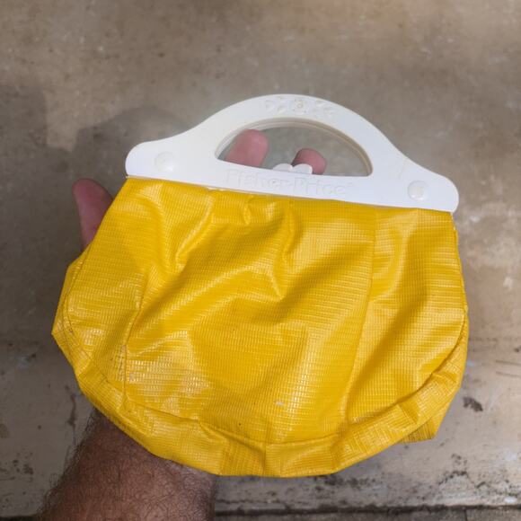 Vintage Fisher Price My Pretty Dress Up Yellow Purse - Picture 2 of 4
